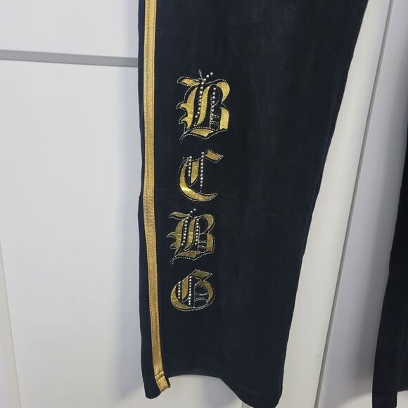 Bcbgmaxazria velour two-piece track suit, medium - Picture 12 of 15